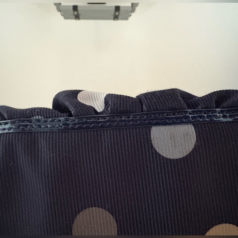 Kate Spade Dark Blue Polka Dot Shoulder Bag - Picture 2 of 8
